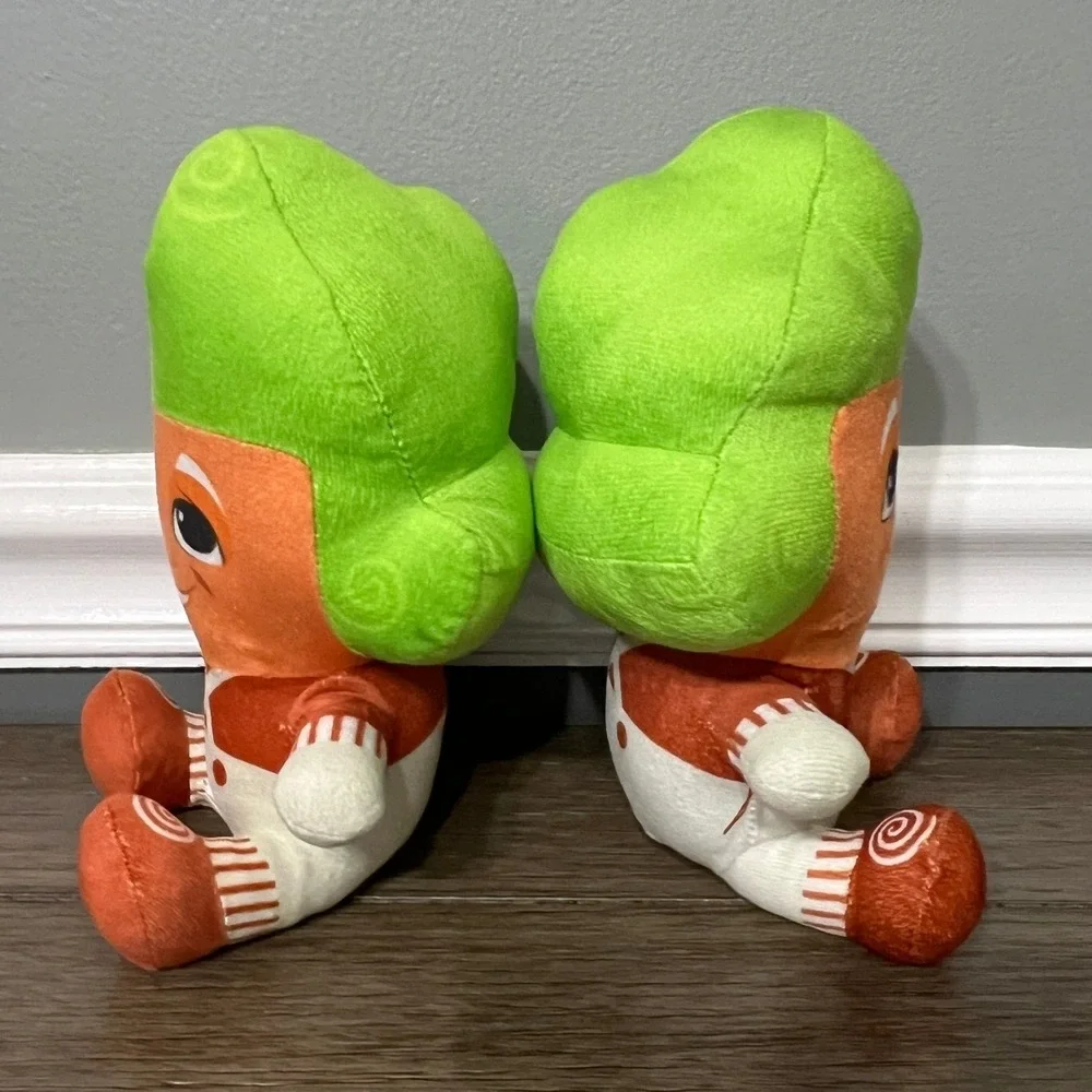 Willy Wonka Oompa Loompa Plush Toys Set of 2 Cute Character Stuffed‎ Animals